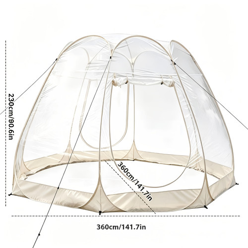 Pop bubble tent transparent - pop-up,