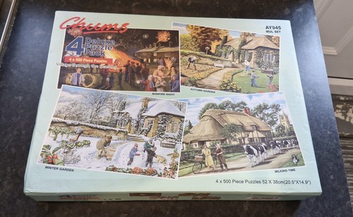 Jigsaw puzzle 4x500 - puzzle, pieces