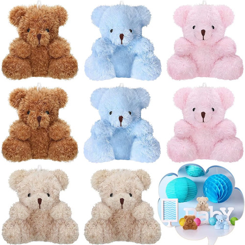Mini plush bears 72pcs - mini, 8-72pcs