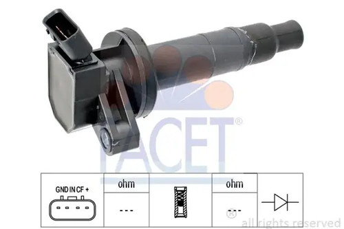 Ignition coil 6361 facet - ignition,