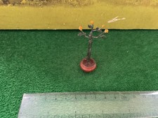 Vintage Britains Lead Floral Garden.1930s Standard Yellow Rose In Lge Round Pot