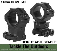 Infinity Hunter 1" 30mm Tube 11mm Dovetail Rail Universal Rifle Scope Mounts New