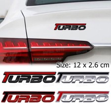1 x Turbo 3D Metal Zinc Alloy