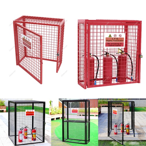 Gas bottle safety cage - safety, 2x19kg