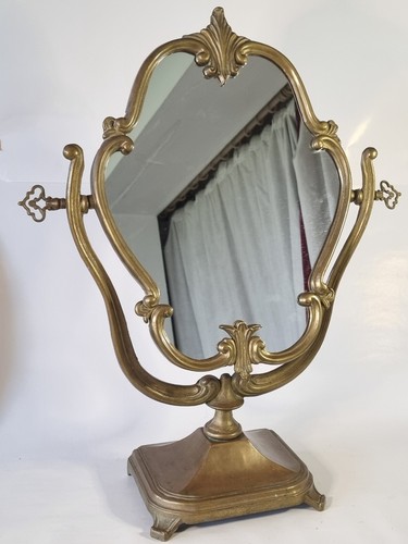 Vintage brass vanity dressing - brass,
