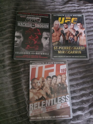 Ufc dvd 104 109 111 - ufc, 104,109,111