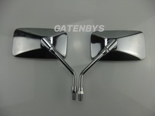 New Chrome For Yamaha Motorcycle Mirrors SRX 400, 600 1985-1997 SRX