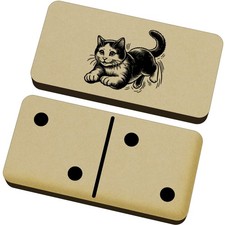 'Playful Cat' Domino Set & Box