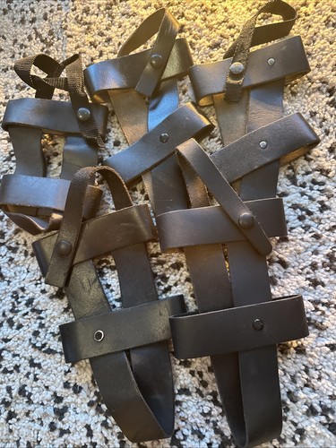 Police black leather - x,