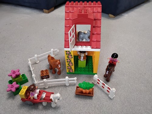 Lego duplo horse stables - horse,