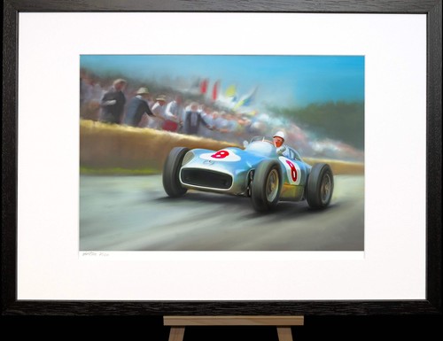 Stirling moss mercedes silver - stirling,