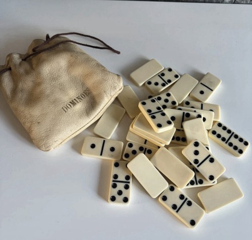 Vintage double six dominoes - double,