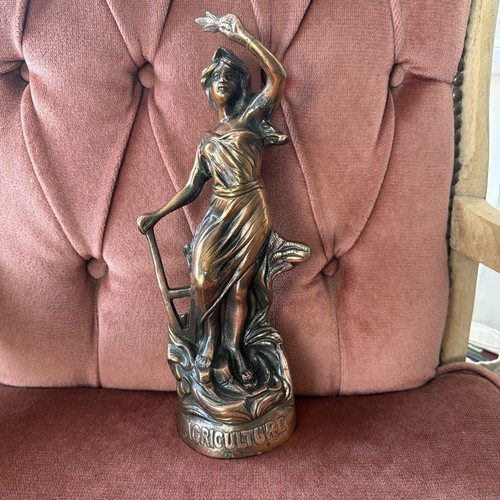 Vintage sculpture agriculture - vintage,