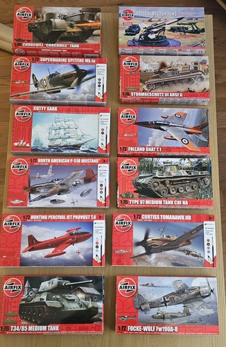 Airfix model kits - 12,