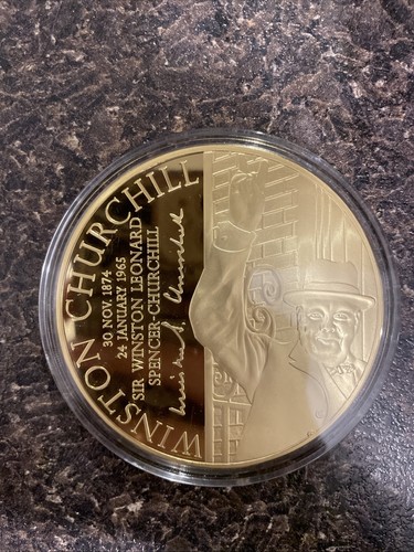 Winston churchill real gold - churchill,