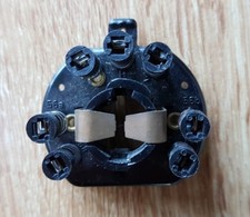 Batavus Vintage Moped Headlight Bulb holder socket. BV7a-100 6 volt 
