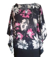 Floral Print Blouse/Top UK 10