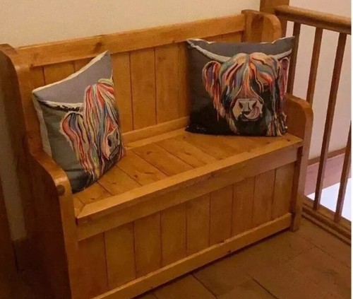Large stained brown heavy - stained,