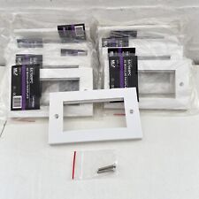 10 X 4G MODULAR WHITE FACEPLATE WALL PLATE JOBLOT KNIGHTBRIDGE SX7069PC