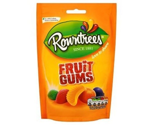 Rowntrees fruit gums - (120g, x