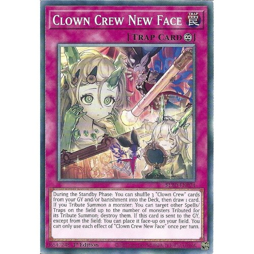 Blzd en074 clown - crew, new