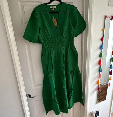Boden irene linen green line - boden, a-line