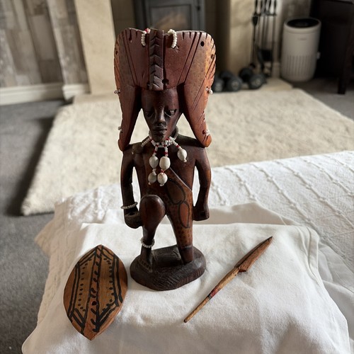 Vintage african art maasai - african,