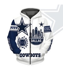 Dallas Cowboys Printed Hoodie