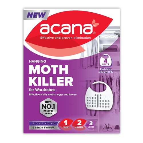 Acana 4pk hanging moth - hanging,