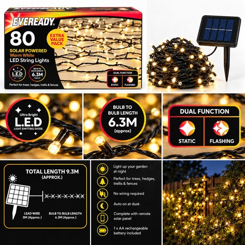 Evereday solar led string - evereday,