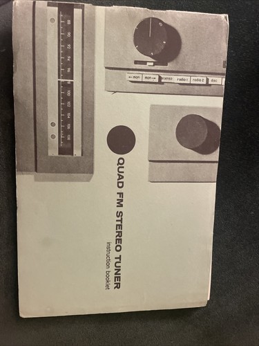 Quad tuner instruction - fm,