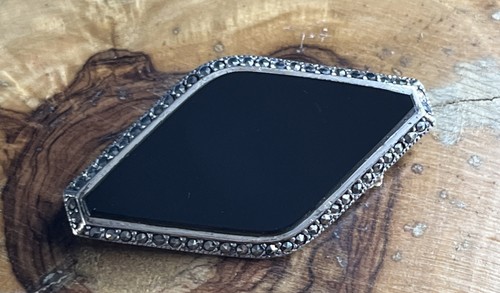 Sterling silver black - silver, onyx