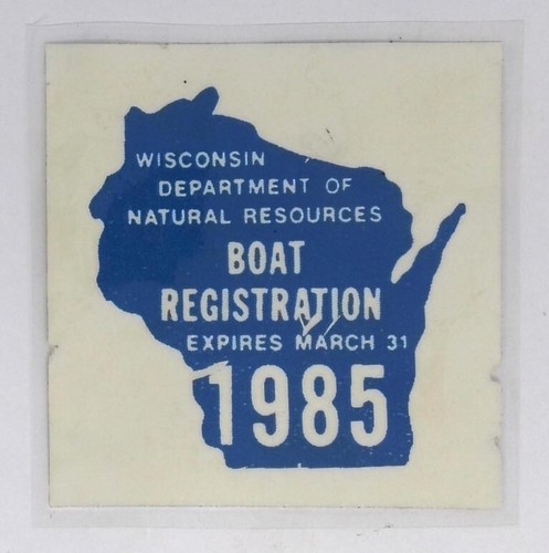 1985 wisconsin dnr fishing - wisconsin,