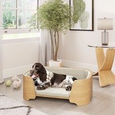 Luxury Wooden Dog Bed