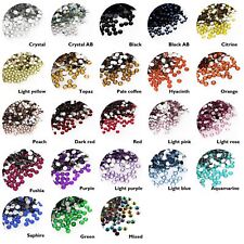 1000 High Quality Resin Crystal Flat Back Rhinestone Gems Nail Art Craft Face