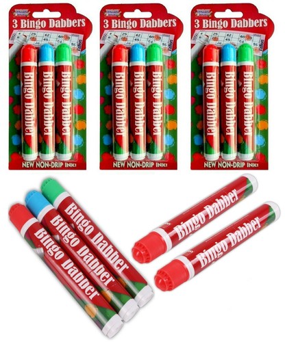 Large non drip bingo dabbers - bingo,
