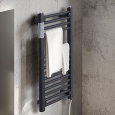 Ladder Towel Heated Rail Radiator Warmer Towel Electric Heating Rack Shelving