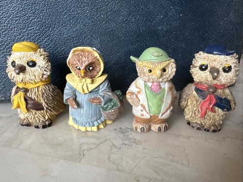 Collection ceramic owls - of,