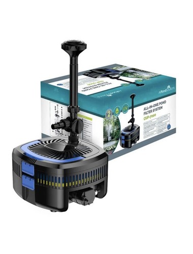Pond filter steriliser - filter, uv