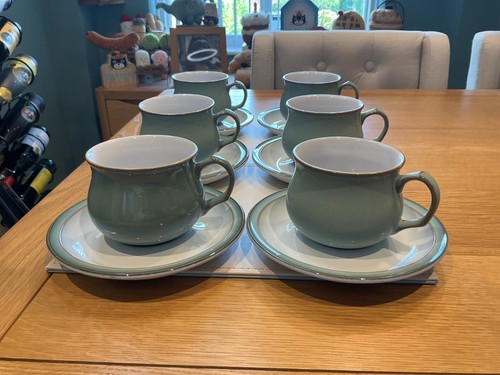 Denby regency green cups - denby,