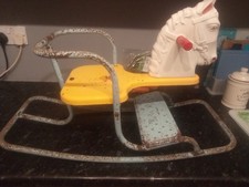 Vintage retro metal tri-ang rocking horse With Plastic head  