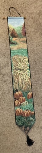 Fall harvest themed woven - fall,