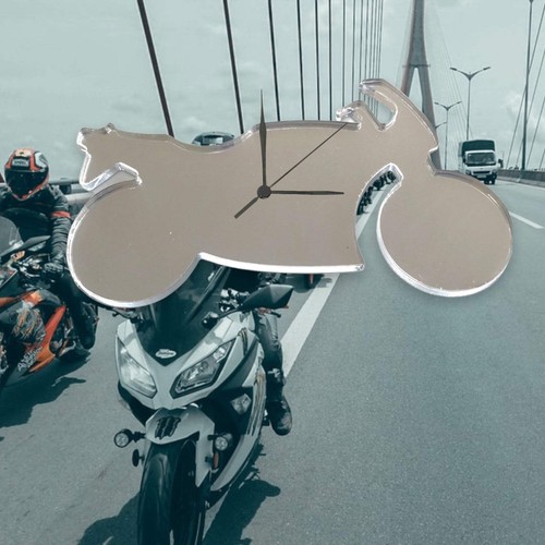 Motorbike clock - motorbike,