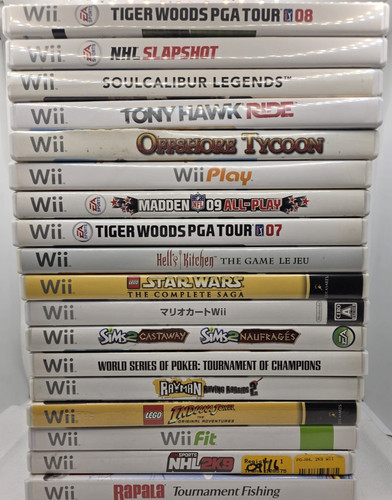 Lot nintendo wii games - 19,
