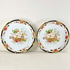 Vintage porcelain salad plates - porcelain,