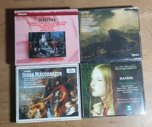 Handel four oratorio boxsets - handel,