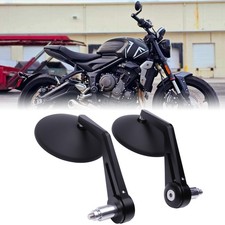 7/8" Bar End Side Mirrors CNC