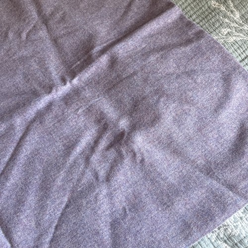 Lilac mauve wool tweed - mauve,