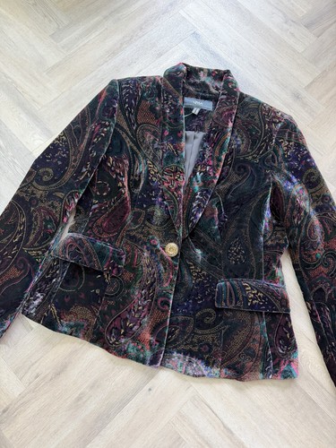 Nissa velvet blazer 16 - uk,