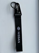 Nissan Black Lanyard Keyring